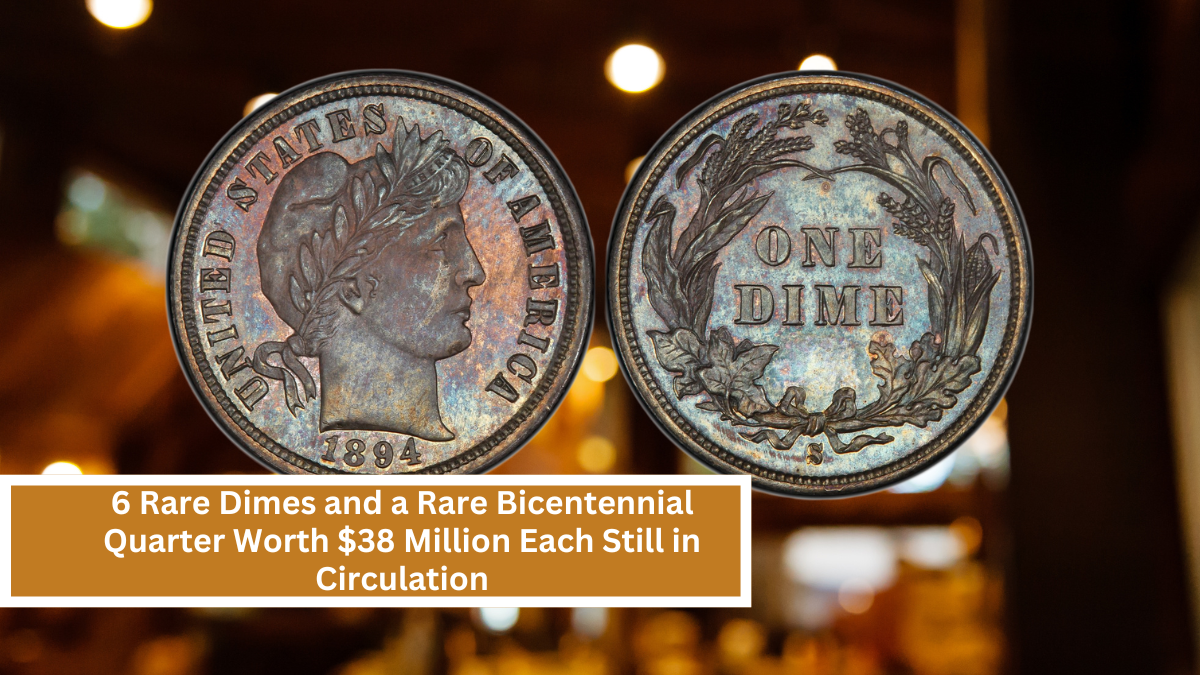 6 Rare Dimes and a Rare Bicentennial Quarter Worth $38 Million Each Still in Circulation