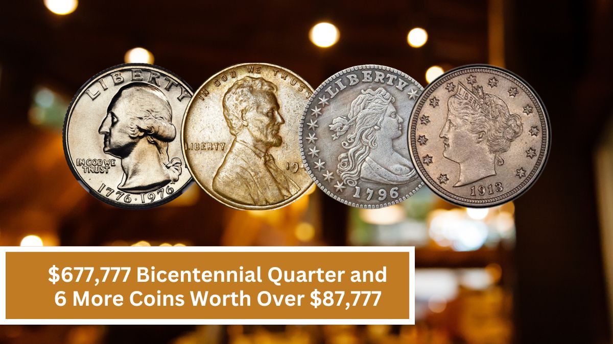 $677,777 Bicentennial Quarter and 6 More Coins Worth Over $87,777