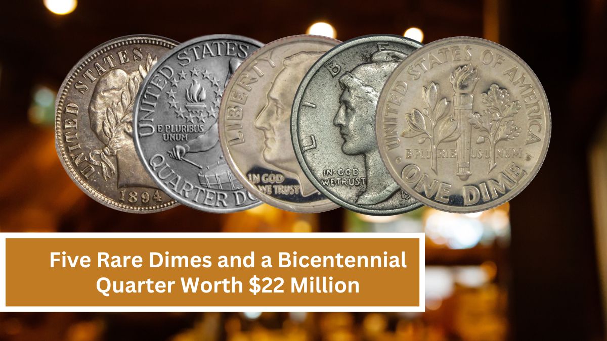 Five Rare Dimes and a Bicentennial Quarter Worth $22 Million: Hidden Treasures Still in Circulation!