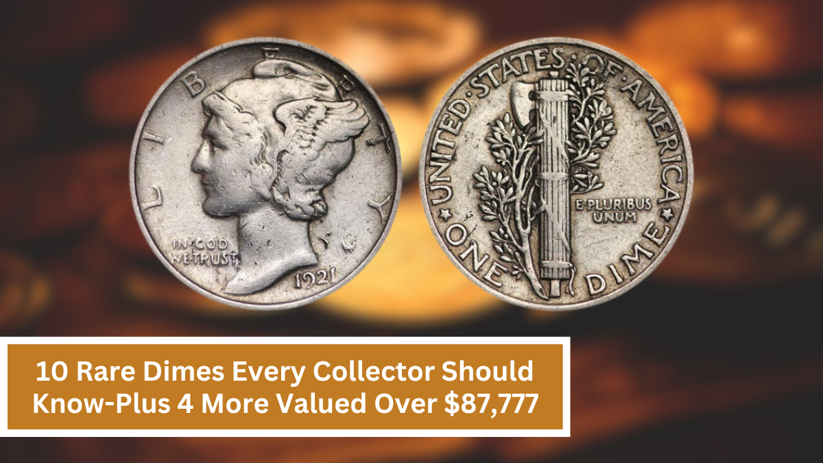 "Explore 10 rare dimes every collector should know, along with four more worth over $87,777 that could boost any collection."